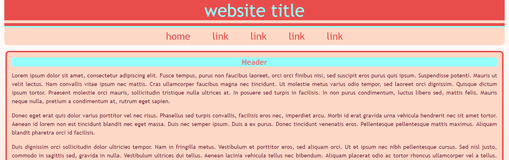 Website Layout by Anna Perkins Art
