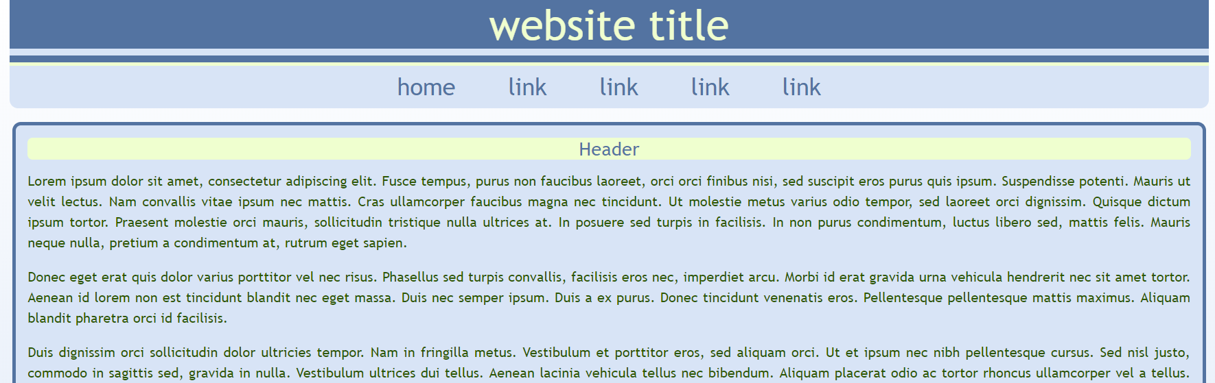 Website Layout by Anna Perkins Art