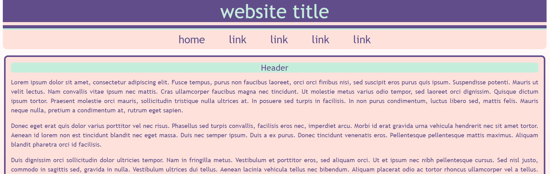 Website Layout by Anna Perkins Art
