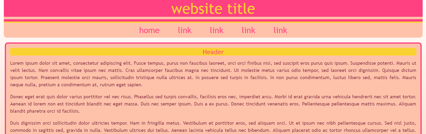 Website Layout by Anna Perkins Art