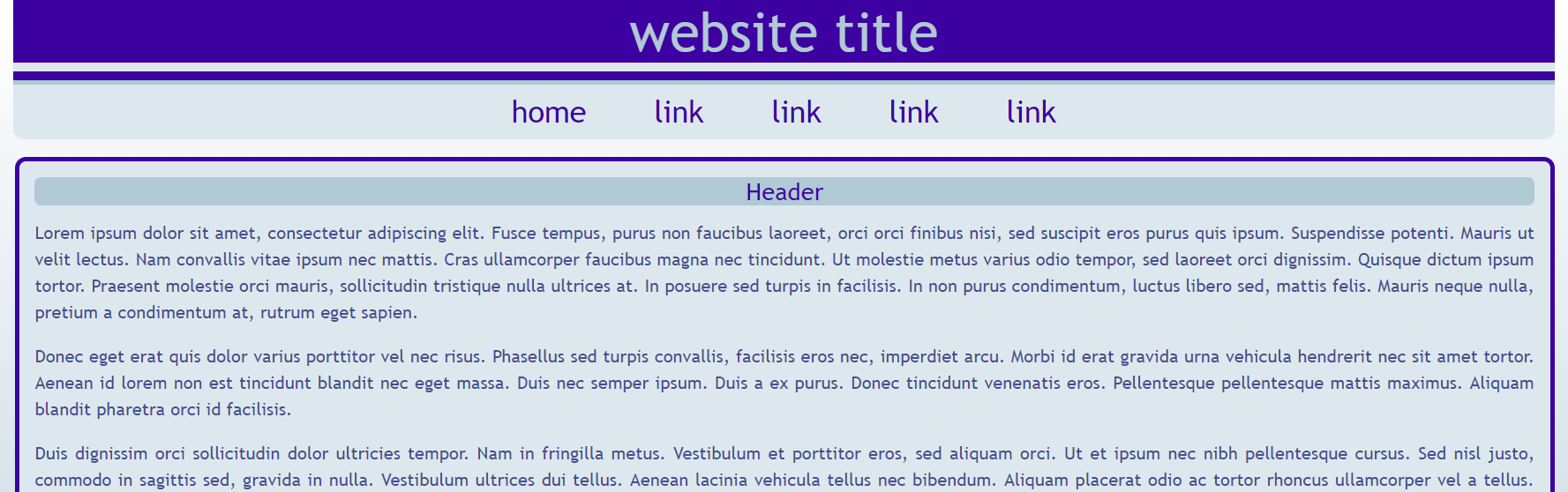 Website Layout by Anna Perkins Art